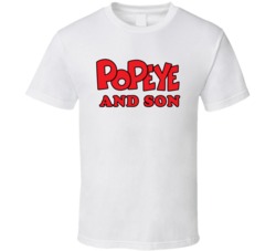 Popeye And Son Retro 80s Tv Show Logo Fan T Shirt Popeye And Son Retro 80s Tv Show Logo Fan T Shirt