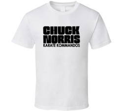 Chuck Norris Karate Kommandos Retro 80s Tv Show Logo Fan T Shirt Chuck Norris Karate Kommandos Retro 80s Tv Show Logo Fan T Shirt