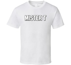 Mister T Retro 80s Tv Show Logo Fan T Shirt Mister T Retro 80s Tv Show Logo Fan T Shirt