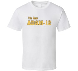 The New Adam 12 Retro 80s Tv Show Logo Fan T Shirt The New Adam 12 Retro 80s Tv Show Logo Fan T Shirt