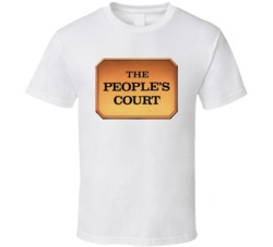 The People's Court Retro 80s Tv Show Logo Fan T Shirt The People's Court Retro 80s Tv Show Logo Fan T Shirt