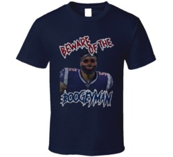 Beware Of The Boogeyman Elandon Roberts New England Football T Shirt Beware Of The Boogeyman Elandon Roberts New England Football T Shirt