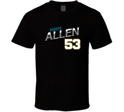 Dakota Allen 53 Favorite Player Jacksonville Football Fan T Shirt Dakota Allen 53 Favorite Player Jacksonville Football Fan T Shirt