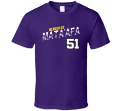 Hercules Mata'afa 51 Favorite Player Minnesota Football Fan T Shi Hercules Mata'afa 51 Favorite Player Minnesota Football Fan T Shi