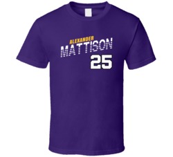 Alexander Mattison 25 Favorite Player Minnesota Football Fan T Shirt Alexander Mattison 25 Favorite Player Minnesota Football Fan T Shirt
