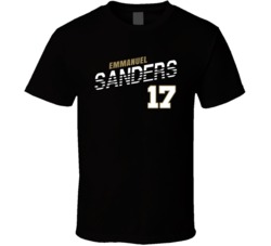 Emmanuel Sanders 17 Favorite Player New Orleans Football Fan T Shirt