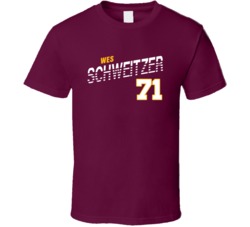 Wes Schweitzer 71 Favorite Player Washington Football Fan T Shirt Wes Schweitzer 71 Favorite Player Washington Football Fan T Shirt