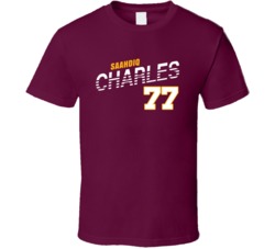 Saahdiq Charles 77 Favorite Player Washington Football Fan T Shirt