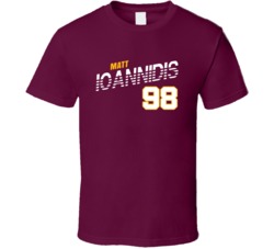 Matt Ioannidis 98 Favorite Player Washington Football Fan T Shirt Matt Ioannidis 98 Favorite Player Washington Football Fan T Shirt