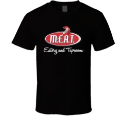 Meat Eatery & Taproom Burger Food Fan Cool T Shirt