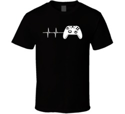 X Box Gamer Controller Life Line Heart Beat T Shirt X Box Gamer Controller Life Line Heart Beat T Shirt