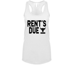 Rent's Due Training Workout Gym The Rock Fan Tanktop Rent's Due Training Workout Gym The Rock Fan Tanktop