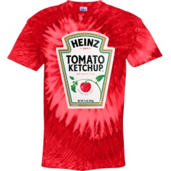 Heinz Tomato Ketchup Halloween Costume Tie Dye