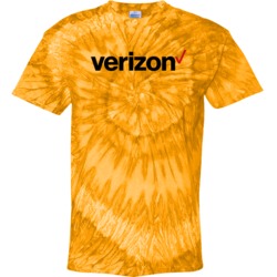 Verizon Nasdaq Company Logo Employee Fan Tie Dye