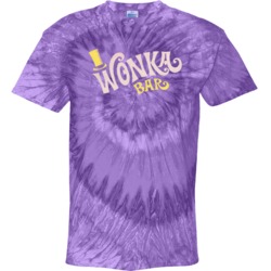 Vintage Wonka Bar Chocolate Tie Dye