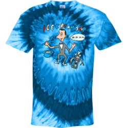 Pee Wee Herman And Conky Ice Cream Soup Tie Dye