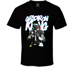 Jalen Hurts Gridiron King T Shirt Jalen Hurts Gridiron King T Shirt