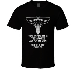 The Last Of Us Fireflies Lost In The Darkness T Shirt The Last Of Us Fireflies Lost In The Darkness T Shirt
