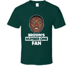 Aj Brown Number One Fan T Shirt Aj Brown Number One Fan T Shirt