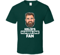 Jason Kelce Number One Fan T Shirt Jason Kelce Number One Fan T Shirt