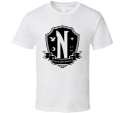 Wednesday Nevermore Academy Logo T Shirt Wednesday Nevermore Academy Logo T Shirt
