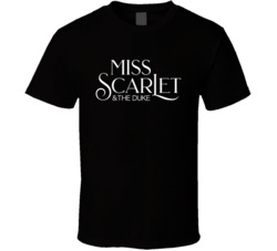 Miss Scarlet And The Duke Tv Show Logo T Shirt Miss Scarlet And The Duke Tv Show Logo T Shirt