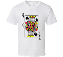 King Playing Card Beer Funnel T Shirt King Playing Card Beer Funnel T Shirt