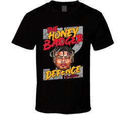 Tyrann Mathieu Honey Badger Defence T Shirt Tyrann Mathieu Honey Badger Defence T Shirt