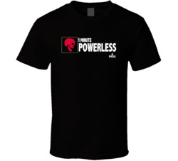 The Pacqui One Chip Challenge 1 Minute Powerless T Shirt The Pacqui One Chip Challenge 1 Minute Powerless T Shirt