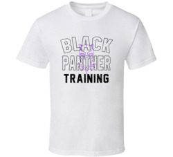 Black Panther Training Workout T Shirt Black Panther Training Workout T Shirt