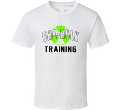 She-hulk Training Workout T Shirt She-hulk Training Workout T Shirt