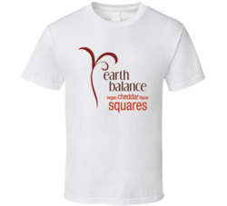Earth Balance Vegan Cheddar Flavor Squares Healthy Snack T Shirt