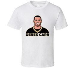 Derek Carr Profile T Shirt Derek Carr Profile T Shirt