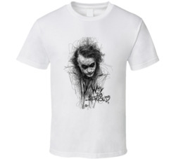 Joker Scribble Drawing T Shirt Joker Scribble Drawing T Shirt