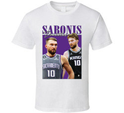 Domantas Sabonis 90s Style T Shirt Domantas Sabonis 90s Style T Shirt