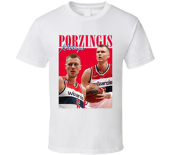 Kristaps Porzingis 90s Style T Shirt Kristaps Porzingis 90s Style T Shirt