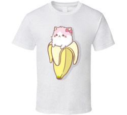 Bananya-ko Cat Bananya T Shirt Bananya-ko Cat Bananya T Shirt