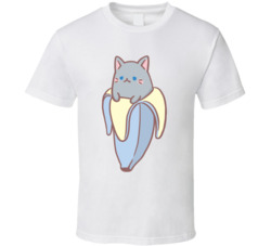 Russian Blue Cat Bananya T Shirt