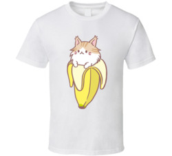 Maine Coon Cat Bananya T Shirt