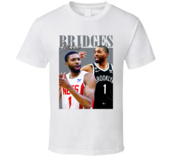 Mikal Bridges 90s Style T Shirt Mikal Bridges 90s Style T Shirt
