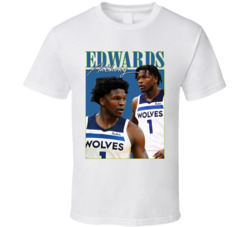 Anthony Edwards 90s Style T Shirt Anthony Edwards 90s Style T Shirt