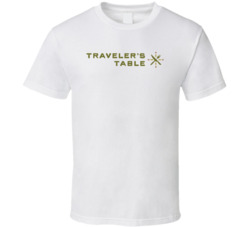 Traveler's Table Favorite Restaurant T Shirt Traveler's Table Favorite Restaurant T Shirt