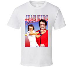 Billie Jean King 90s Style T Shirt Billie Jean King 90s Style T Shirt