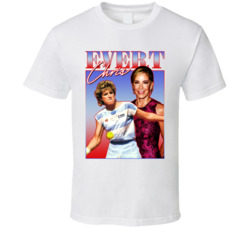 Chris Evert 90s Style T Shirt Chris Evert 90s Style T Shirt