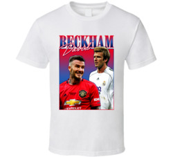 David Beckham 90s Style T Shirt David Beckham 90s Style T Shirt