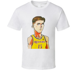 Austin Reaves Cartoon Character Los Angeles L Basketball Fan T Shirt Austin Reaves Cartoon Character Los Angeles L Basketball Fan T Shirt