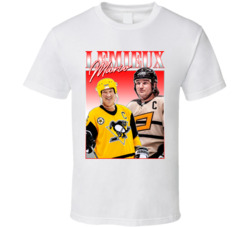 Mario Lemieux 90s Style T Shirt Mario Lemieux 90s Style T Shirt