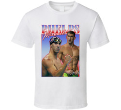 Michael Phelps 90s Style T Shirt Michael Phelps 90s Style T Shirt
