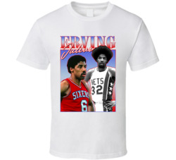 Julius Erving 90s Style T Shirt Julius Erving 90s Style T Shirt