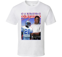 Barry Sanders 90s Style T Shirt Barry Sanders 90s Style T Shirt